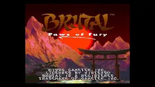 SNES Brutal: Paws of Fury gameplay overview (no commentary)