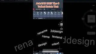 AutoCAD 2025 Torient Rotate Text 