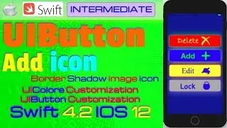 IOS 12, Swift 4.2, Tutorial Tricks : How To Create Rounded Button in Xcode ( Custom Buttons)