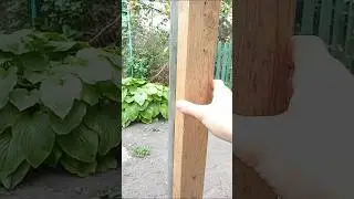 Cool Woodworking Tips and Skills Of Joining Wooden Beams With Steel Wire #shorts #tips #tricks