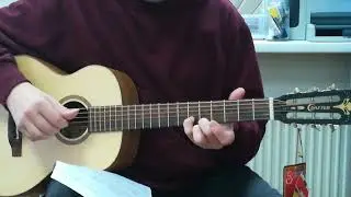 Уроки.Dust in the wind.Медленно.Соло скрипки.Сразу после первого пения.Переложение для гитары.Одной!