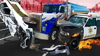 ОН НАС УБЬЁТ! КАК ЕГО ОСТАНОВИТЬ?! | BeamNG.Drive fr. 
