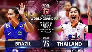 Brazil vs Thailand / HISTORIC GAME | FIVB World Grand Prix