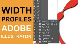 Illustrator :  How To Width Tool / Profile / Strokes Tutorial | Graphicxtras