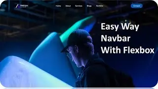 Navbar With Flexbox In Easy & Simple Way | 2022