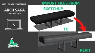 How to Import files from Sketchup to Revit | Revit Architecture in English | Mini-Series #6