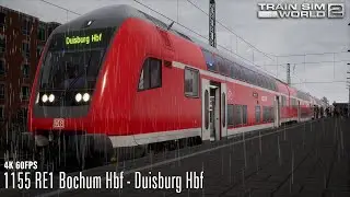 1155 RE1 Bochum Hbf - Duisburg Hbf - Hauptstrecke Rhein-Ruhr - BR 766.2 - Train Sim World 2