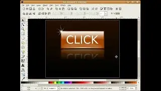heathenX Inkscape Tutorials: episode 050 - Creating a sparkle effect on a gradient button