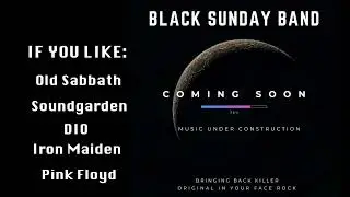 Black Sunday Original Band Inspired by Old Sabbath Soundgarden Floyd