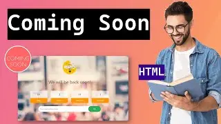 How to Create a Coming Soon - HTML