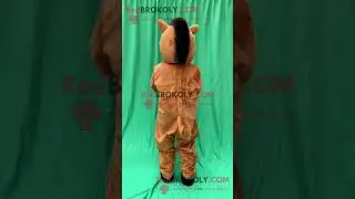 Brown Wild Boar Animal Mascot Costume: Wildly Wonderful