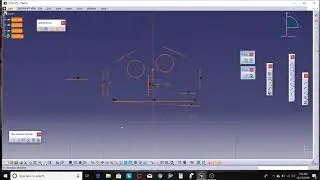 23. Sketcher Constraints CATIA V5 : Constraints defined-fix constraints-Fix Together-Auto constraint