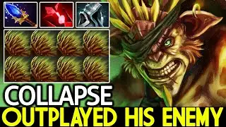 COLLAPSE [Bristleback] Outplayed His Enemy with Cancer Build Dota 2