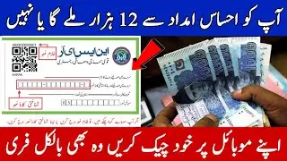 Ehsaas Amdad New web portal | ehsaas tracking pass gov pk |Ehsaas Program new updates |8171 portal
