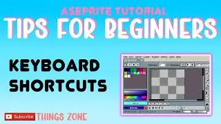 Aseprite Tutorial/Tips for beginners: keyboard shortcuts. Tips para principiantes: atajos de teclado