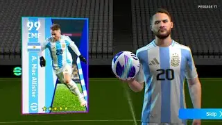 How To Train Mac Allister to max level in eFootball 2024