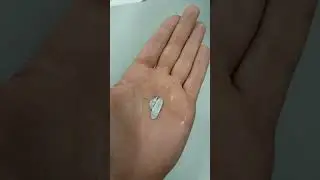 Liquid metal in my hand (gallium)