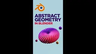 How to create Abstract Donut Shape super fast in Blender