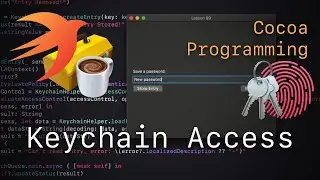 Cocoa Programming L89 - Keychain Access