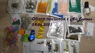 Обзор посылок с AliExpress. Кабошоны, пайетка, бусины и многое другое