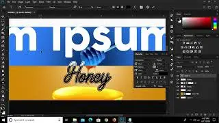 How to Create a Simple Honey Label Design in Photoshop.