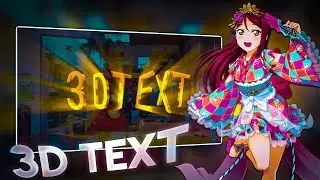 3D Text Preset Alight Motion | Link/XML | QNA ANNOUNCEMENT