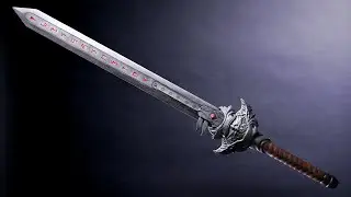Building a Skyrim Sword Out of Wood