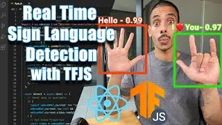 Building a Real Time Sign Language Detection App with React.JS and Tensorflow.JS | Deep Learning