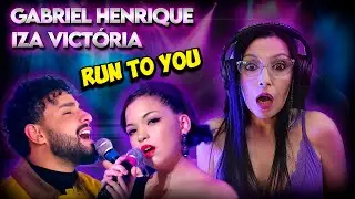 GABRIEL HENRIQUE & IZA VICTÓRIA - Run To You | REACCION & ANALISIS