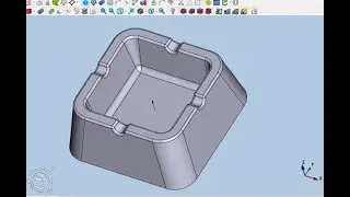 FreeCAD.#102. FreeCAD 1.0 Release Candidate. Пепельница