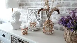 DIY декор из РАФИИ в современном интерьере