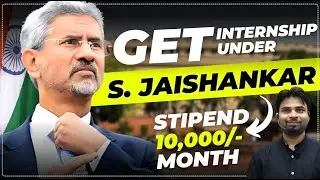 Get Paid Internship Under (Ministry of External Affairs) | 💸Stipend 10K/ | Full From Filling Process