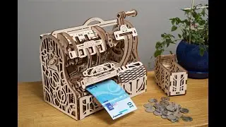 Ugears Cash Register Assembly Instruction Video
