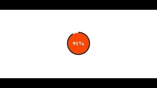 Pure CSS Percentage Graph Animated Loader| HTML & CSS tricks