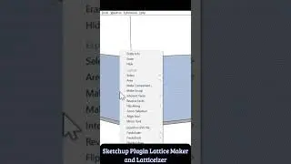 Sketchup Plugin Lattice Maker and Latticeizer 