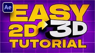 Easy 2D to 3D In After Effects!