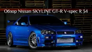 Обзор Nissan SKYLINE GT-R V-spec R 34, 1/24, TAMIYA