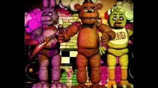 Plushtrap vs Nightmare Freddy Bonnie Chica Foxy Fredbear   FNAF SFM 1