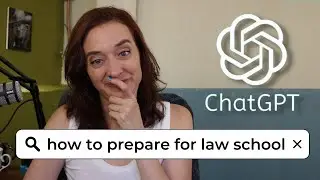 what ChatGPT thinks you should do to prepare for law school (and why it's wrong).