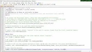 【PYTHON OPENCV】detects markers using Aruco from the webcam and draw pose