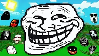 SURVIVAL TROLL BASE JEFF THE KILLER and SCARY NEXTBOTS in Minecraft - Gameplay - Coffin Meme