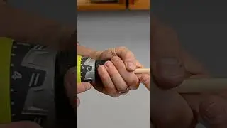 Making a Perfect Wood Cylinder with a CORDLESS DRILL #shorts