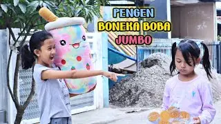 Revina JUALAN DALGONA BUAT BELI BONEKA BOBA VIRAL 😱 REVINA PENGEN BONEKA BOBA
