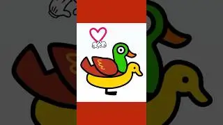 Quacky 🦆 Love 💕 #emoji #challenge #satisfying #shorts #fypシ゚viral