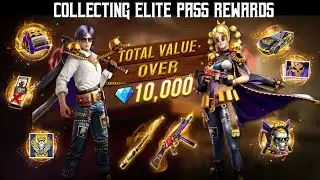 COLLECTING JULY MONTH ELITE PASS REWARDS / FREE FIRE SEASON 38 ELITE PASS