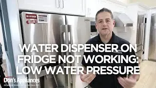 Why is Water Barely Coming Out of the Water Dispenser on Your Fridge?