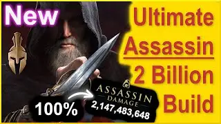 Assassins Creed Odyssey - Ultimate Best Assassin Build - 2 Billion Damage All Attacks - 100% Working