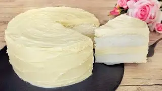 Angel cake that melts in your mouth! Cake in 5 minutes! Simple ingredients!