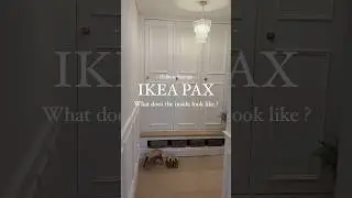 IKEA PAX hack - Hallway Storage DIY Hack 