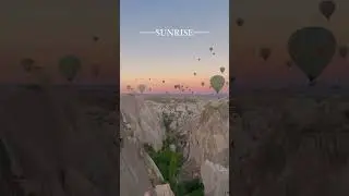 Sunrise in Cappadocia😍